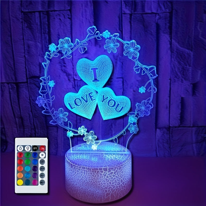 3D LED Light Art Decor for Festivals and Gifts