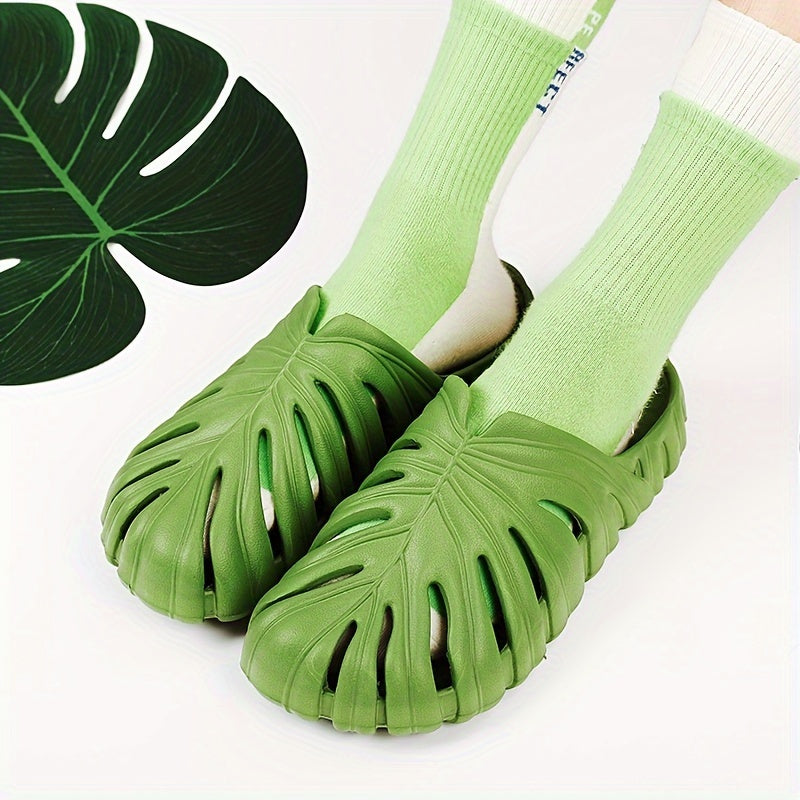 Men's EVA Slides with Thick-Soled Bamboo Turtle Design for Indoor Outdoor Wear