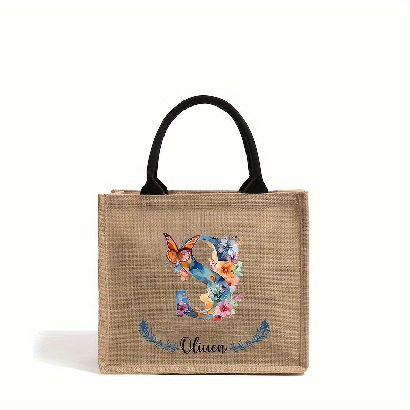 Personalized Bridesmaid Tote Bag for Weddings and Parties Lightweight Polyester Handbag