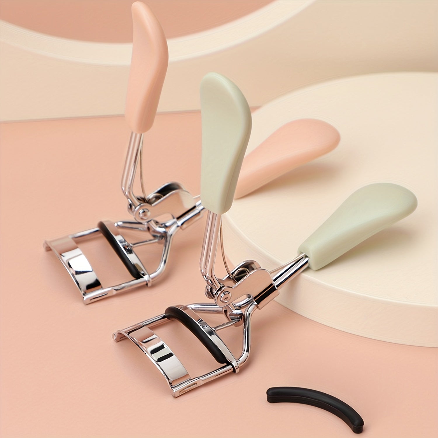 Women Stainless Steel Eyelash Curler Natural Lift Long-Lasting Makeup Tool