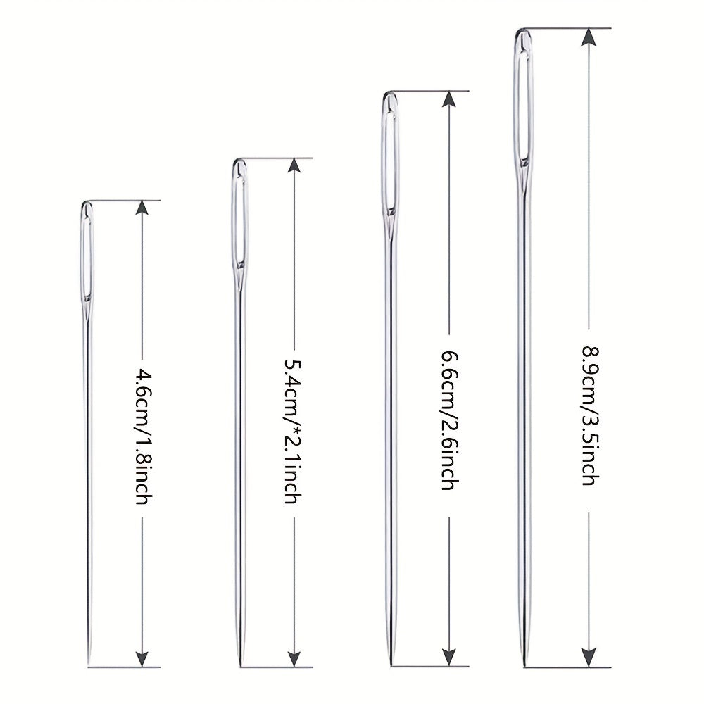 40 шт. больших игл для шитья для квилтинга, изготовленных из прочной стали для ручного шитья.