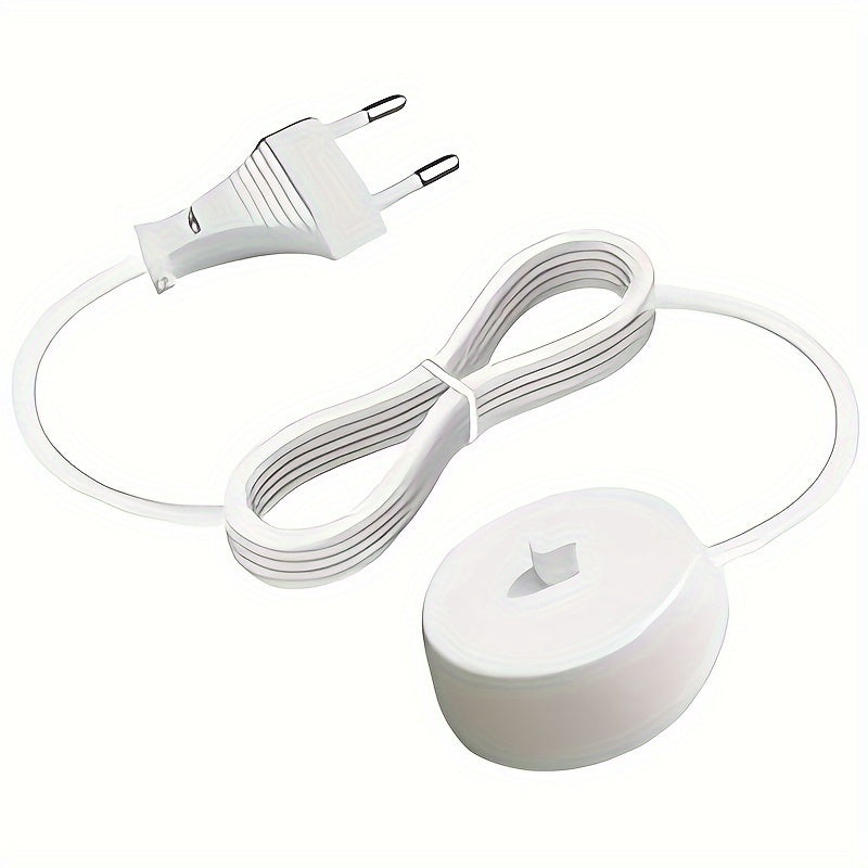 Cargador de cepillo de dientes eléctrico con enchufe EU, base de carga por inducción segura para viajes
