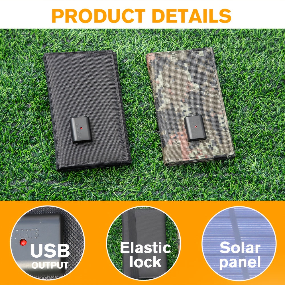 35W portativ yig'iladigan quyosh batareyasi paneli, sayohat, tabiatda, USB quvvat banki, chiroqlar, ventilyatorlar uchun