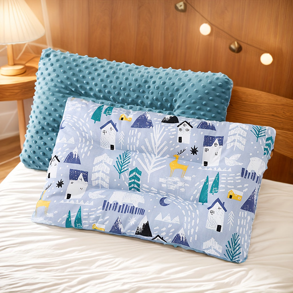  Almohada de viaje multifuncional para todas las edades, lavable, de poliéster suave, para dormir en el coche