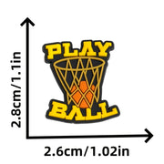 Unisex Plastic Basketball Shoe Charms DIY Accessories for Sandals and Slides
