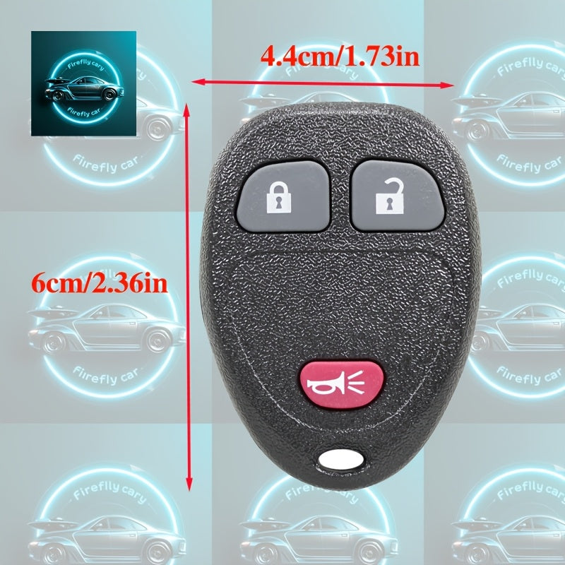 Durable ABS Car Key Fob Shell with Blue Lightning Bolt Design for Vehicle