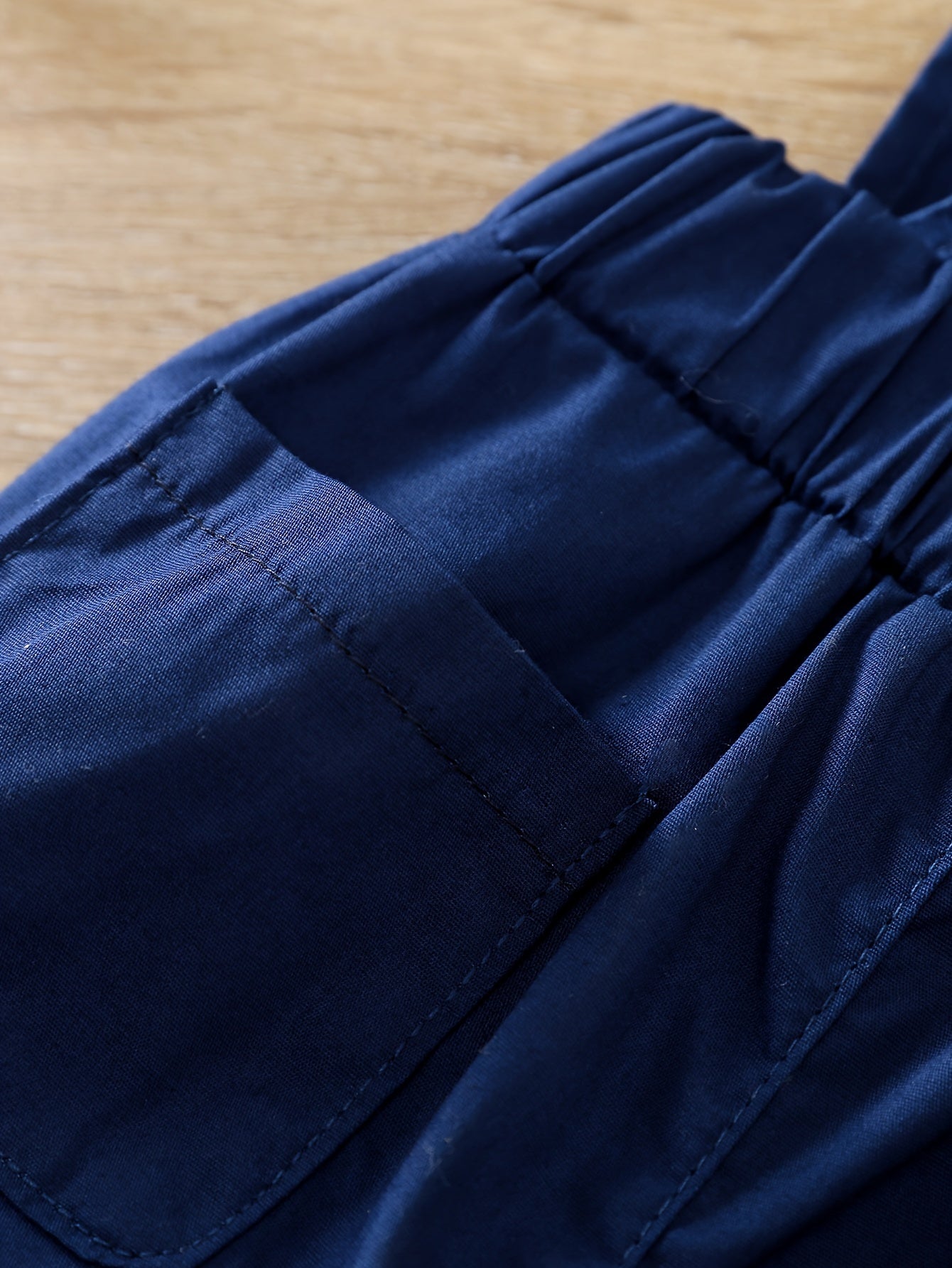 Baby Boy Cotton Romper with Suspenders Summer Outing Outfit