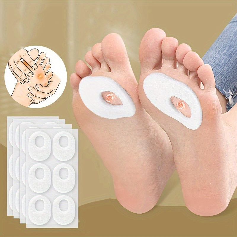 6 ta yumshoq ko'pik oyoq padlari kallus va qornlar uchun qulaylik va yengillik taqdim etadi.