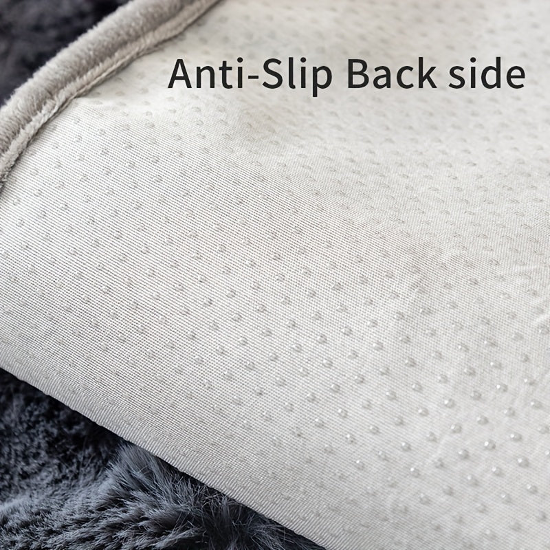 Имитация кролика плюшевая накладка на диван для зимнего тепла, противоскользящая защита для мебели в доме или офисе.