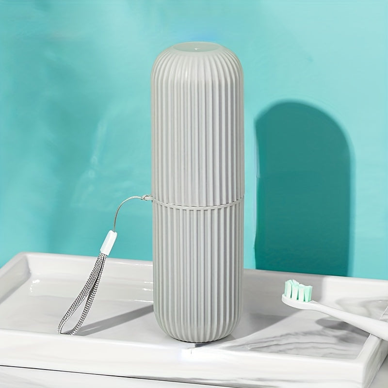 Travel Toothbrush and Rinse Cup Set for Adults Portable Travel Accessory