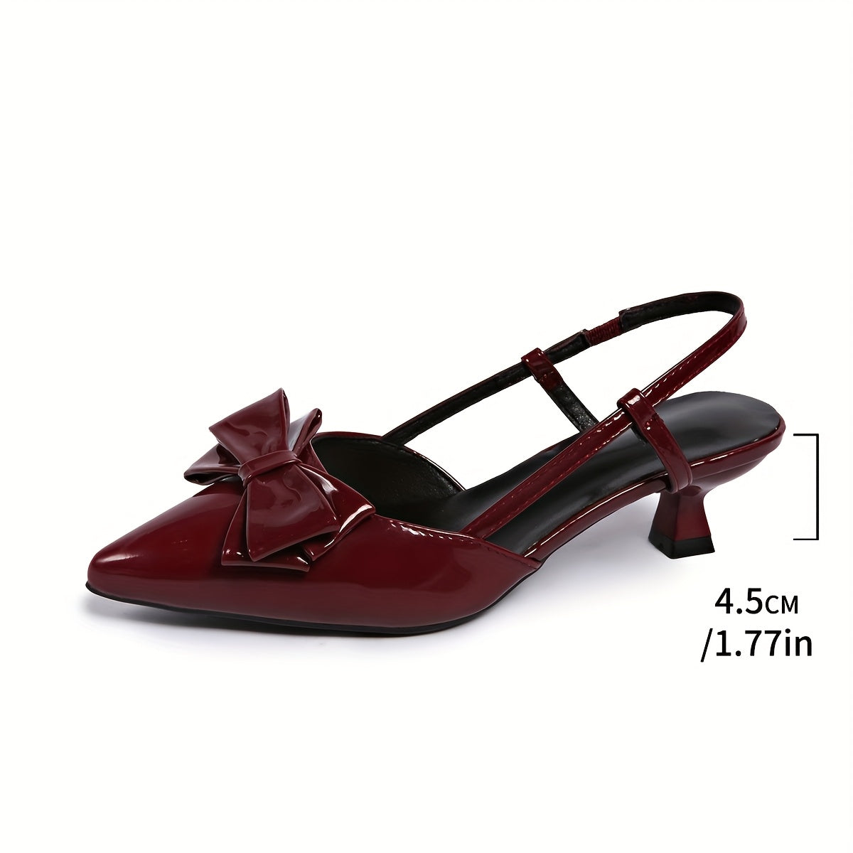 Women's Pointed Toe Mary Jane Shoes Synthetic Upper Bow Ankle Strap Summer