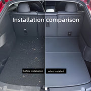Universal PU Leather Trunk Mat for Tesla Model Y 2017-2024 Durable Odorless
