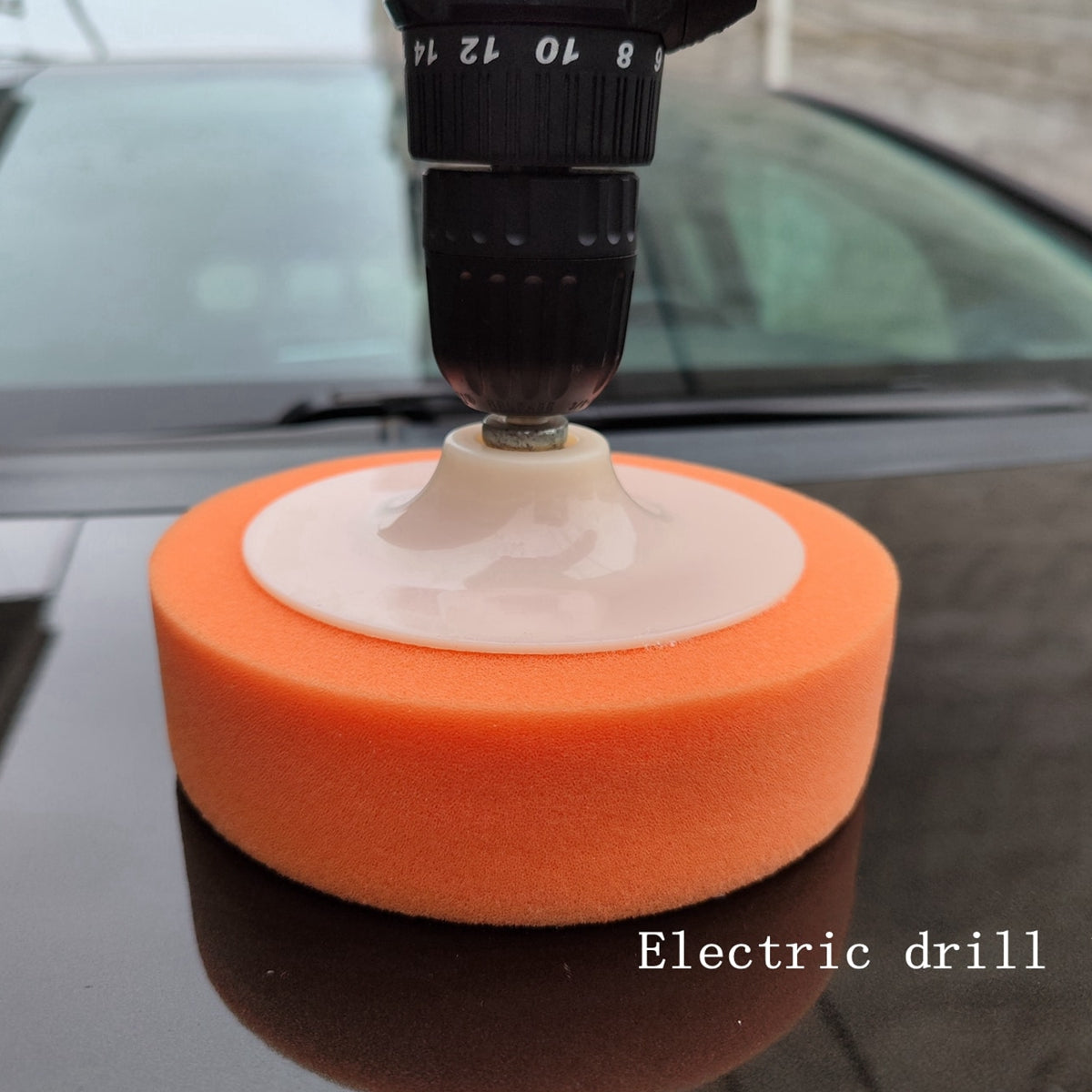 Yogʻil finish uchun 6 ta burgʻulash qoʻshimchalari va yostiqlari bilan avtomobilni silliqlash toʻplami