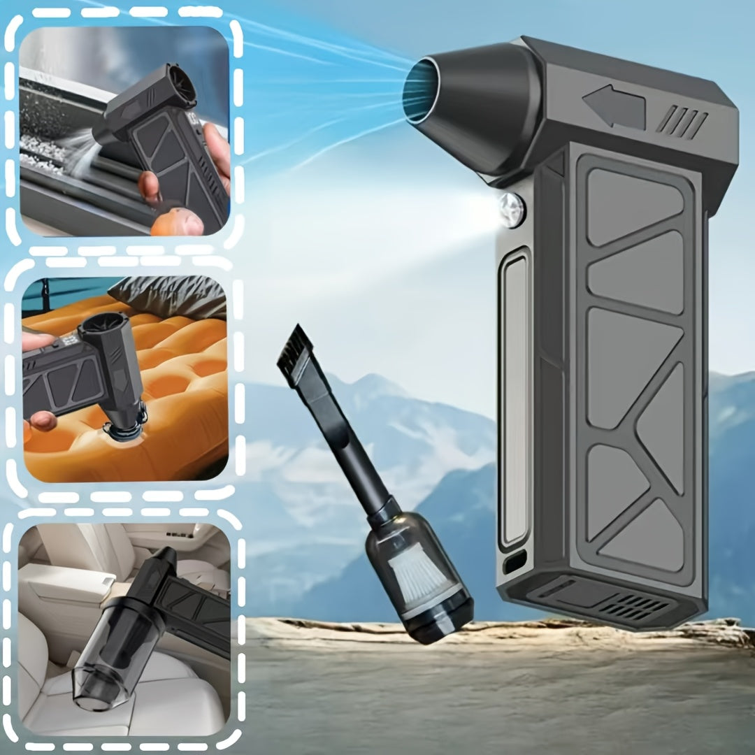 Rechargeable Electric Blower with Multiple Speeds for Cleaning Snow Car Pet Fur Drying