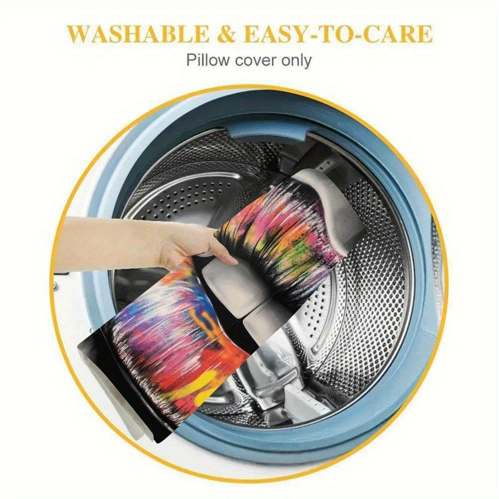 Abstract Graffiti Lips Pillow Cover 50.8x30.48 cm Decorative Throw Pillowcase Zipper Washable