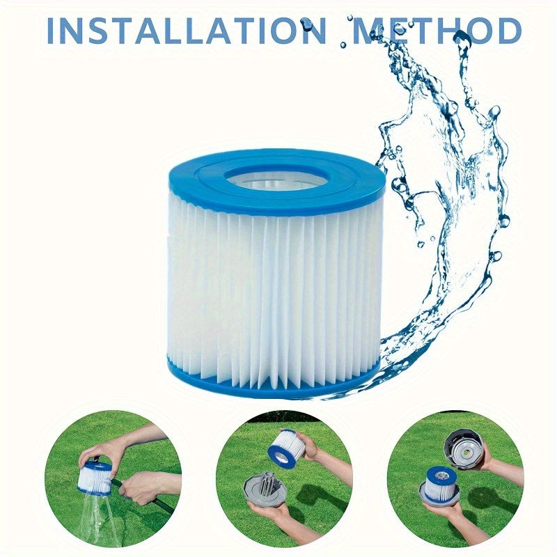 Replacement Pool Filter Cartridges for Type D Summer Waves SFS-350 RP-350 RP-400