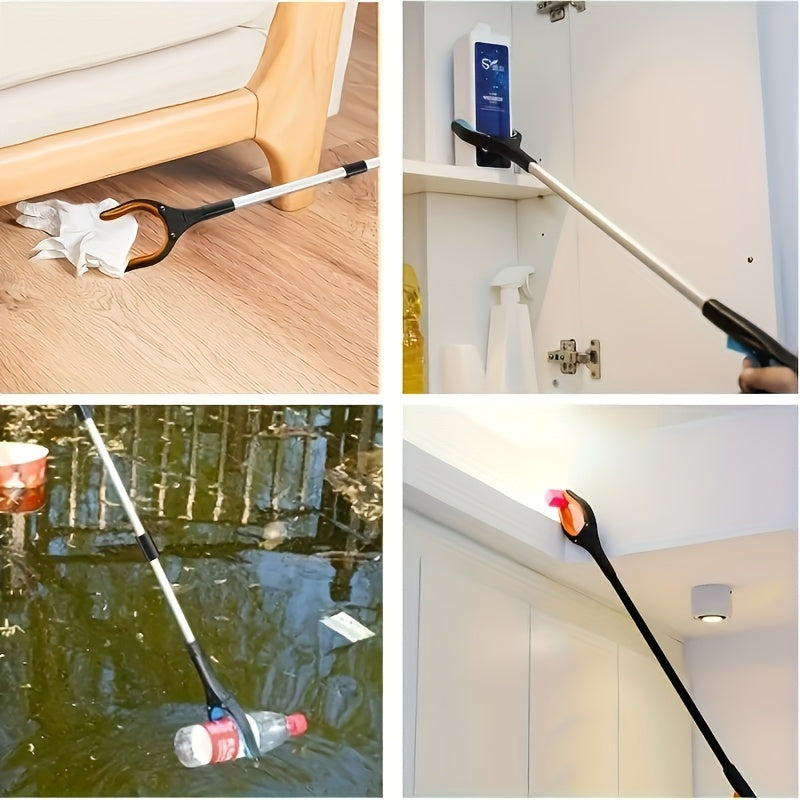 Двухупаковка складных захватных инструментов, 32-дюймовые алюминиевые, челюсти, которые вращаются на 360 градусов, магнитный наконечник, идеальны для пожилых людей/старших, легкие в использовании и весом, универсальный дизайн с несколькими компонентами.