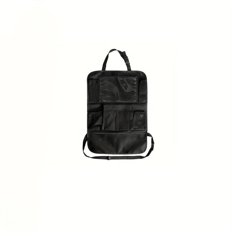 Универсальный органайзер для спинки автомобильного сиденья из полиэстера с множеством карманов для хранения