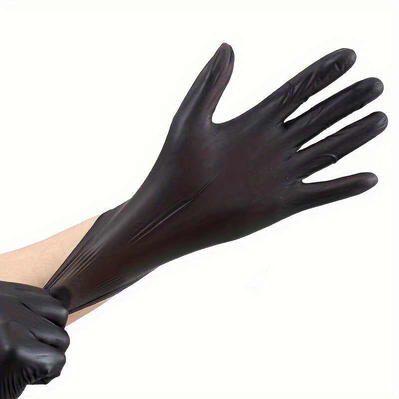 Heavy Duty Waterproof Nitrile Gloves for Household Cleaning Kitchen Bathroom Car Washing Reusable Pack of 50 100 30 10