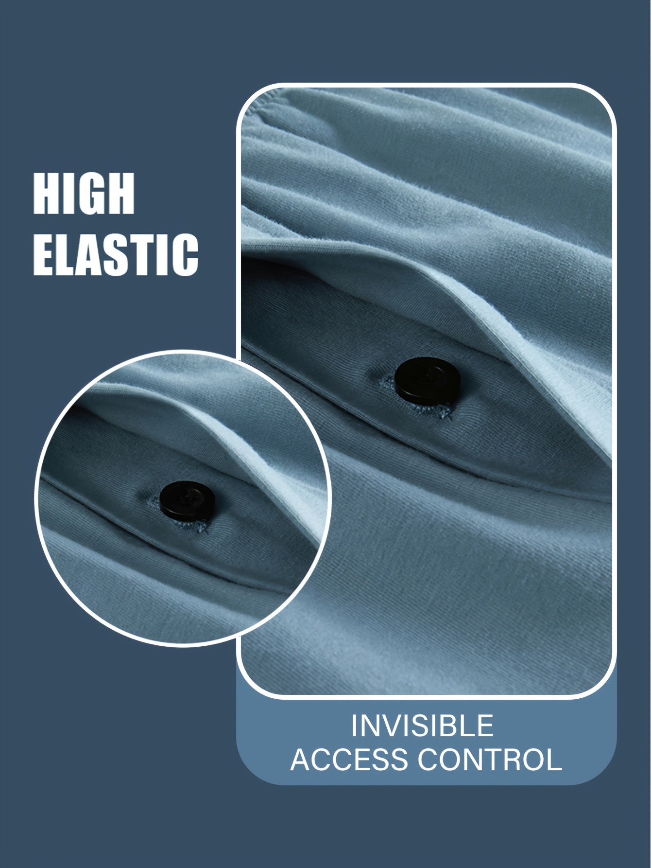 Men's Cotton Boxer Briefs 5-Pack Breathable High Stretch Knit Solid Color Loose Fit