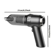 Wireless Handheld Vacuum Cleaner with HEPA Filter and Adjustable Settings