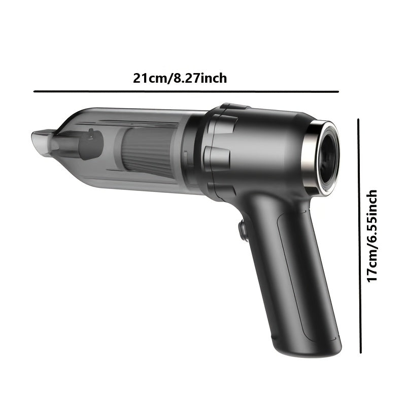 Wireless Handheld Vacuum Cleaner with HEPA Filter and Adjustable Settings