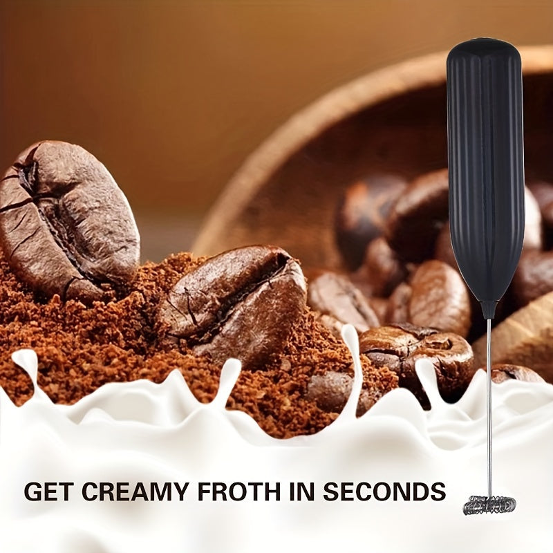 Electric Milk Frother Handheld Mini Drink Mixer for Coffee Cappuccino Frappe Chocolate