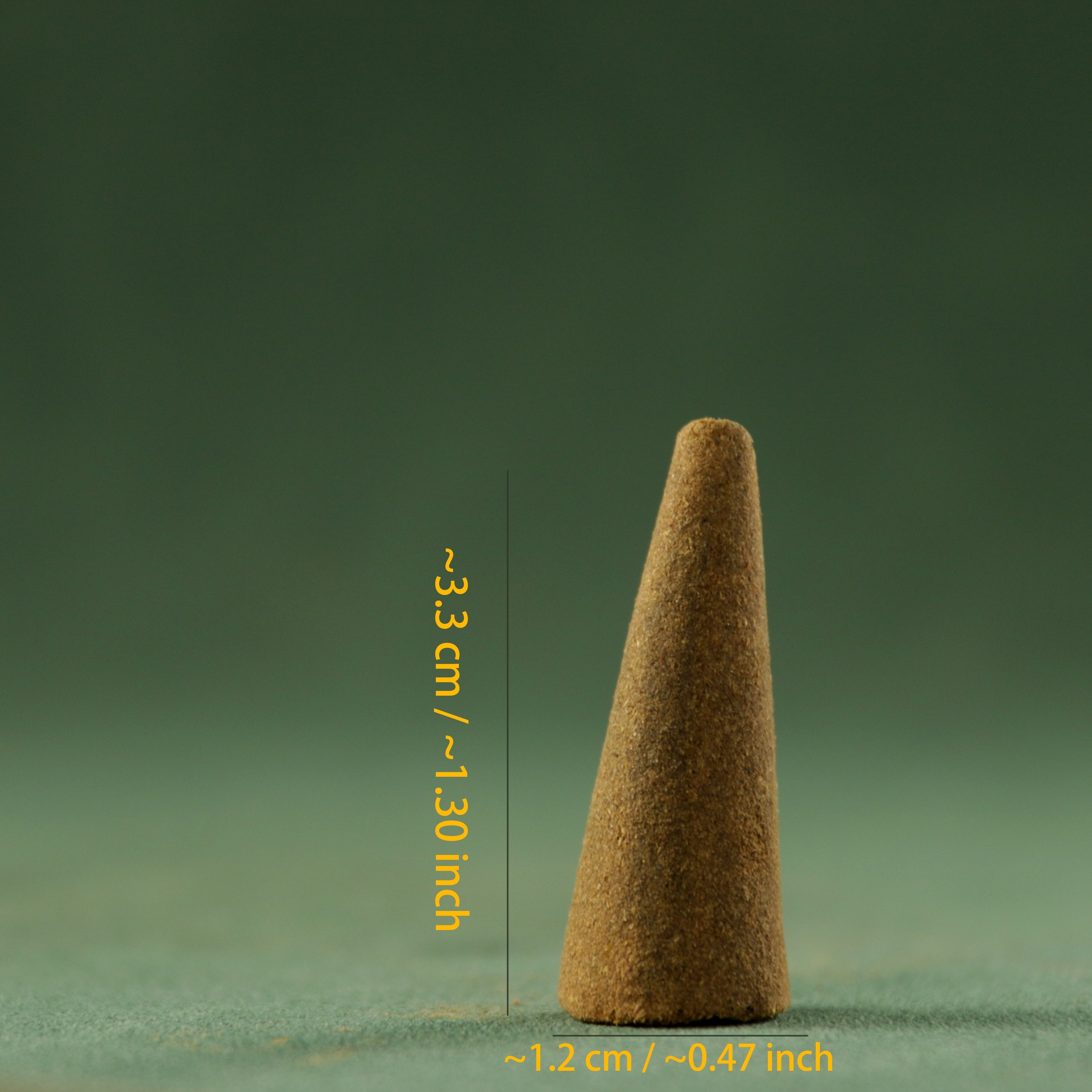 Patchouli Incense Cones for Meditation Yoga and Space Purification Natural Fragrance