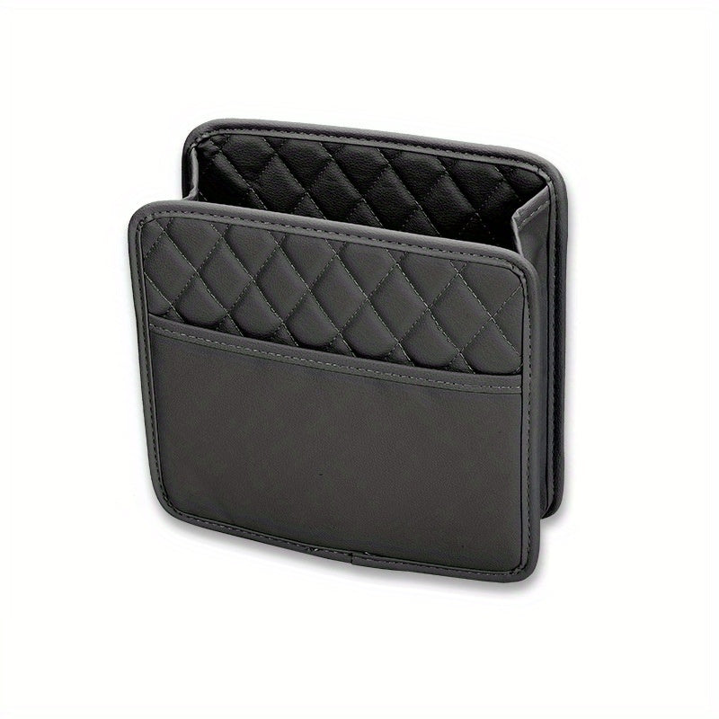 Car Seat Organizer with 360° Rotation Large Capacity Storage and Phone Holder