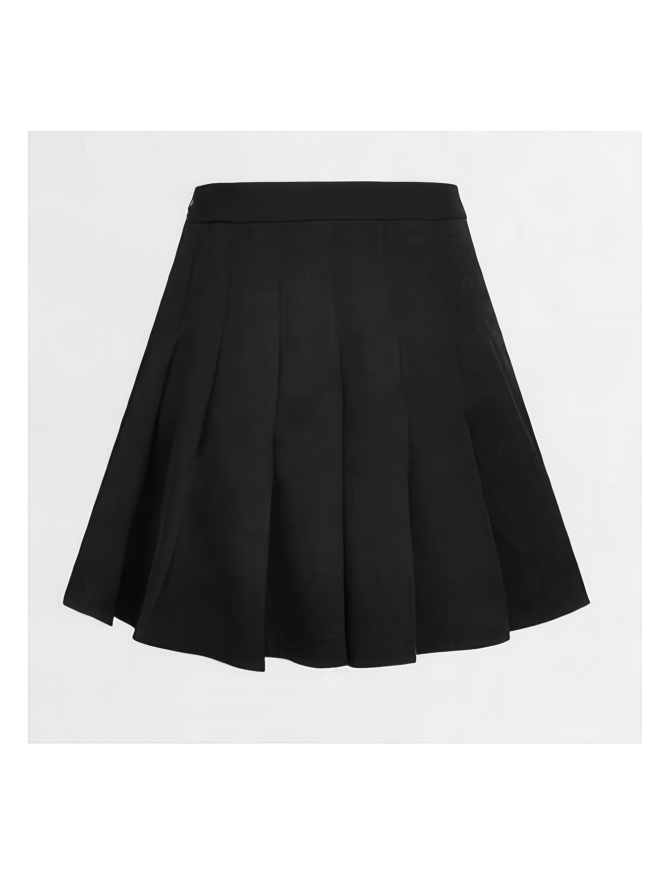 Teen Pleated Polyester Skirt with Pocket for School Sports and Outdoor Activities
