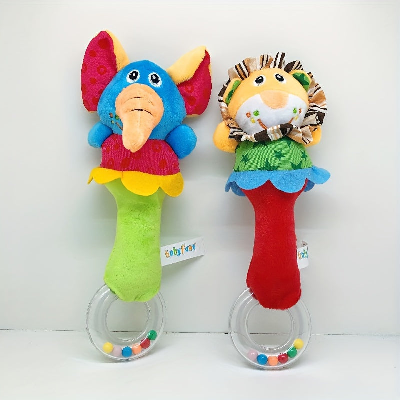 Baby Toy Handheld Shaking Bell Plush Toy for Infants and Toddlers