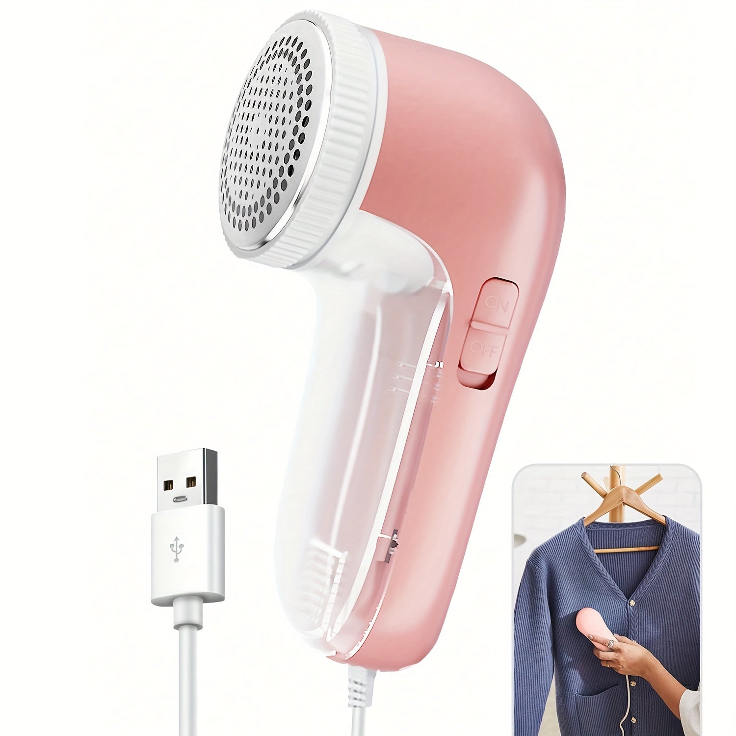 USB Powered Lint Remover for Clothes Bedding Carpets Sofas Automatic Fabric Shaver