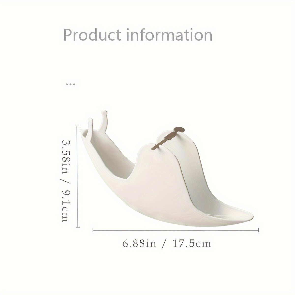 1 шт. Держатель для благовоний в форме улитки для креативного и милого домашнего декора, огнеупорный круглый благовонный курильщик из железа. Идеально подходит для декора на День Святого Патрика и Пасху, эстетической комнаты и весеннего домашнего декора.