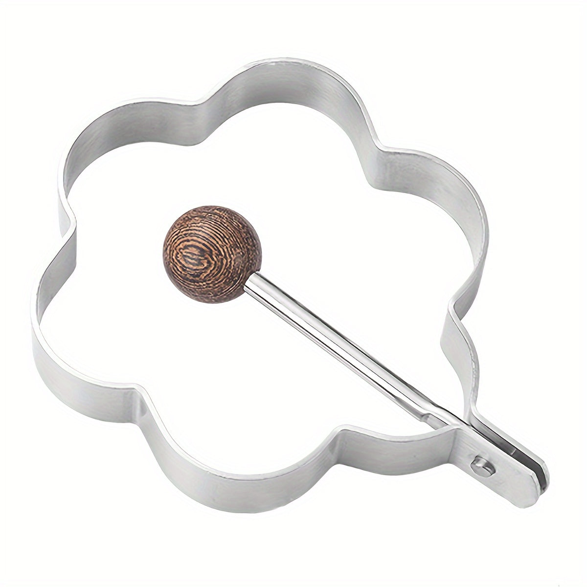 Stainless Steel Egg Rings Set with Heart and Star Shapes for Frying Eggs and Pancakes