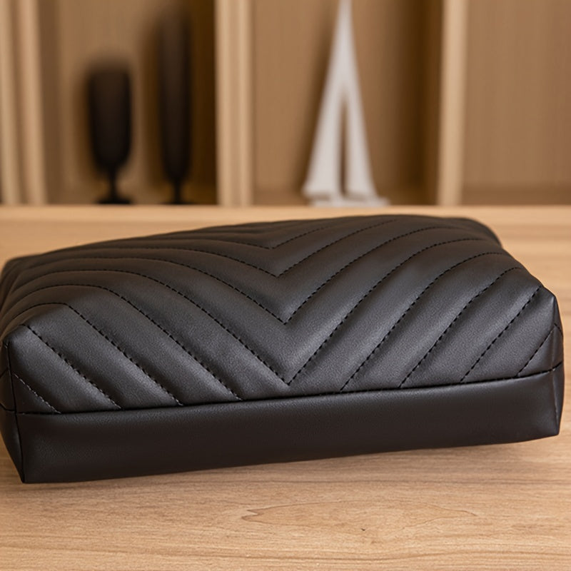 Мини-сумка-ведро для женщин в полоску из искусственной кожи, небольшая через плечо с съемным ремнем