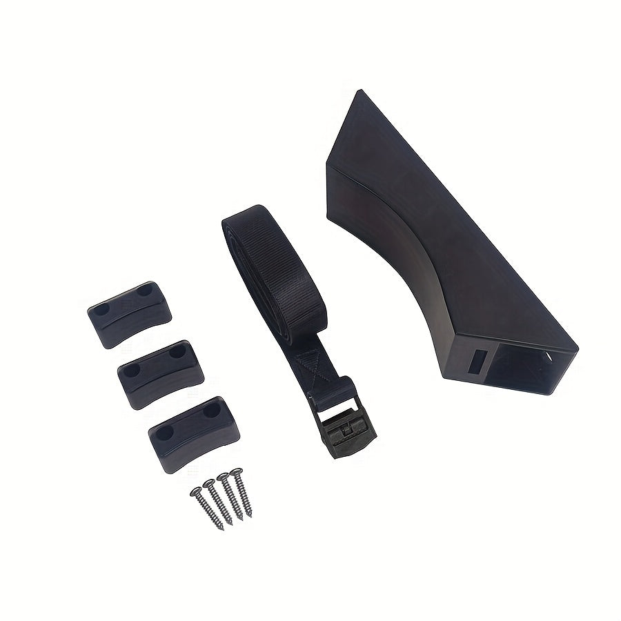 Soporte de montaje para tanque de propano RV, duradero, de ABS, azul y negro, para remolques de viaje