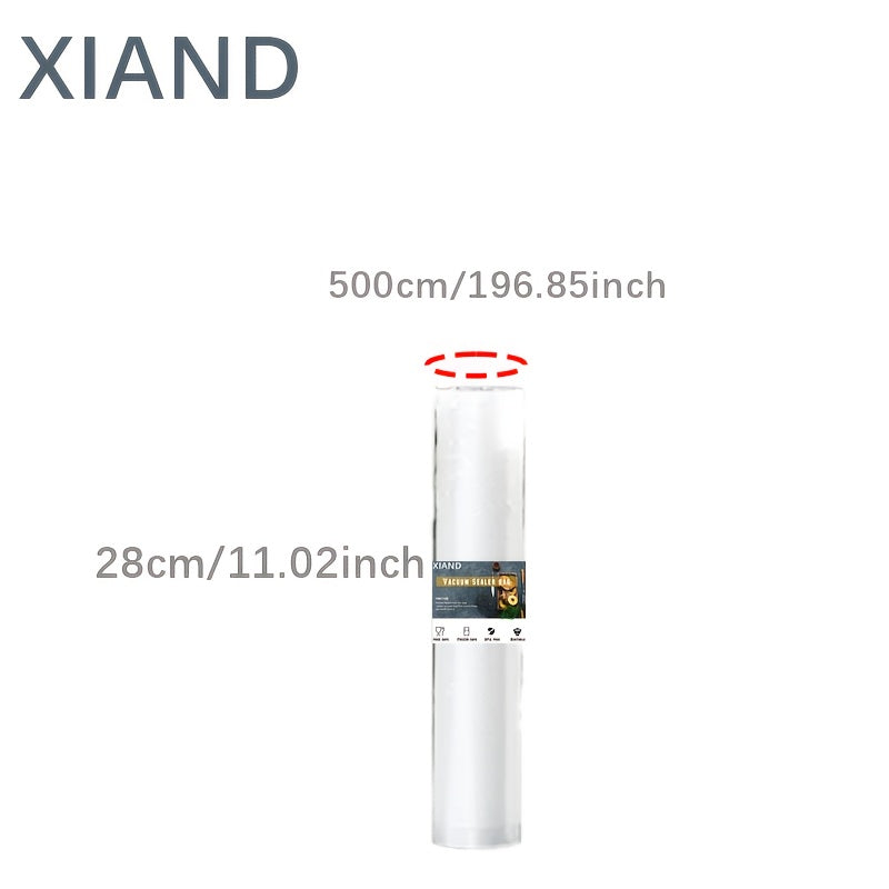 6-to'plam vakuum bilan yopilgan sumka rulolari 15.24cm x 20', 20.32cm x 20', 27.94cm x 20' oziq-ovqatni saqlash uchun