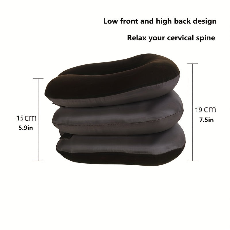 Inflatable Neck Pillow Travel and Relaxation Soft Traction Support