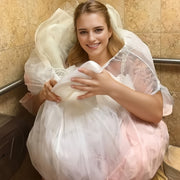 Bridal Tulle Petticoat Mesh Overlay Underskirt for Wedding Dress and Photos