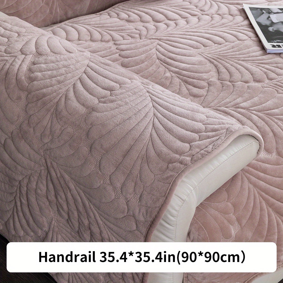 Короткий плюшевый чехол для дивана на все сезоны, идеально подходит для домашнего декора в спальне, офисе или гостиной. Исключает спинку, подлокотники и наволочку.