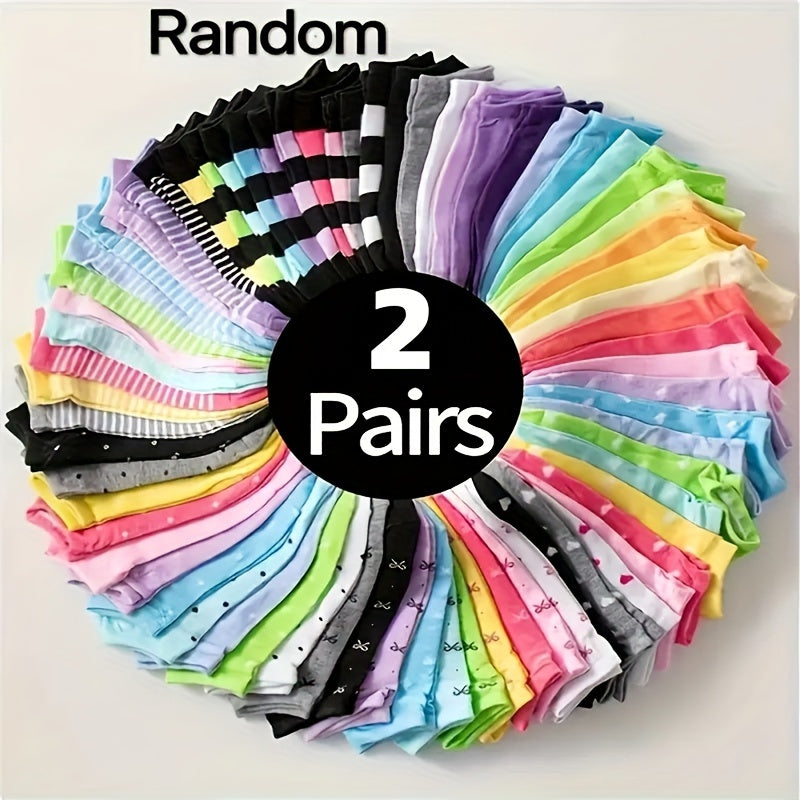 Set of 20 Candy-Colored Breathable Ankle Socks for Women