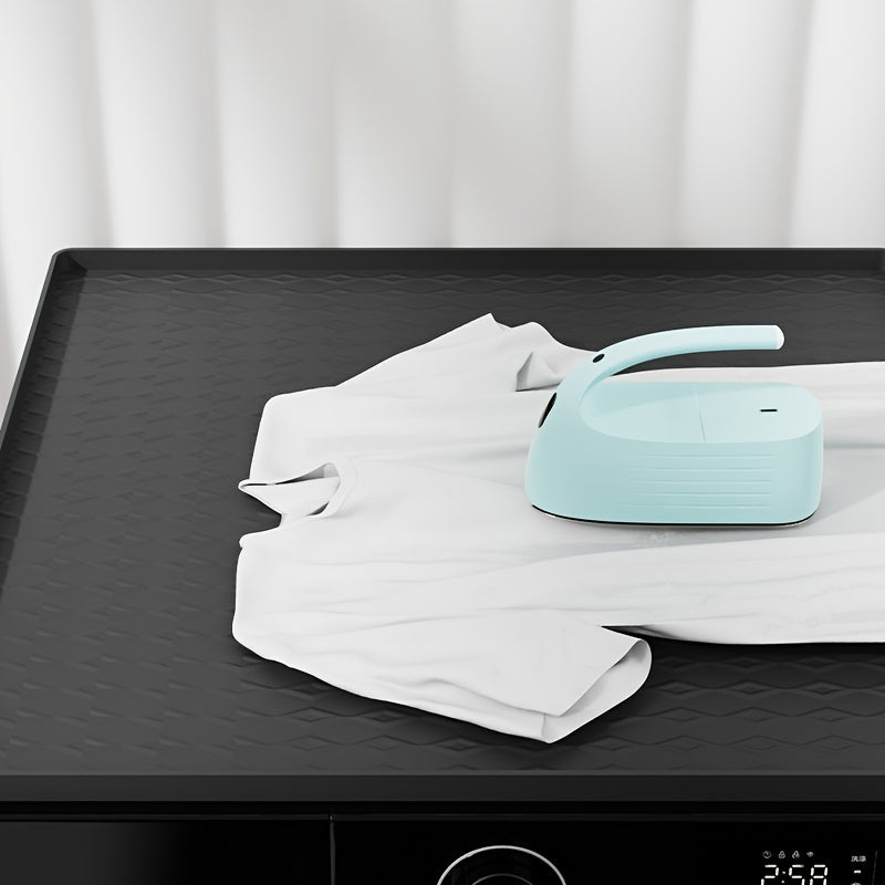 Yuqori sifatli silikon mato kir yuvish mashinalari va quruq mashinalar uchun - changdan himoya qiladi, tez quriydi, sirpanishni oldini oladi va suv o'tkazmaydigan, kir yuvish xonasi, oshxona va uyda foydalanish uchun.