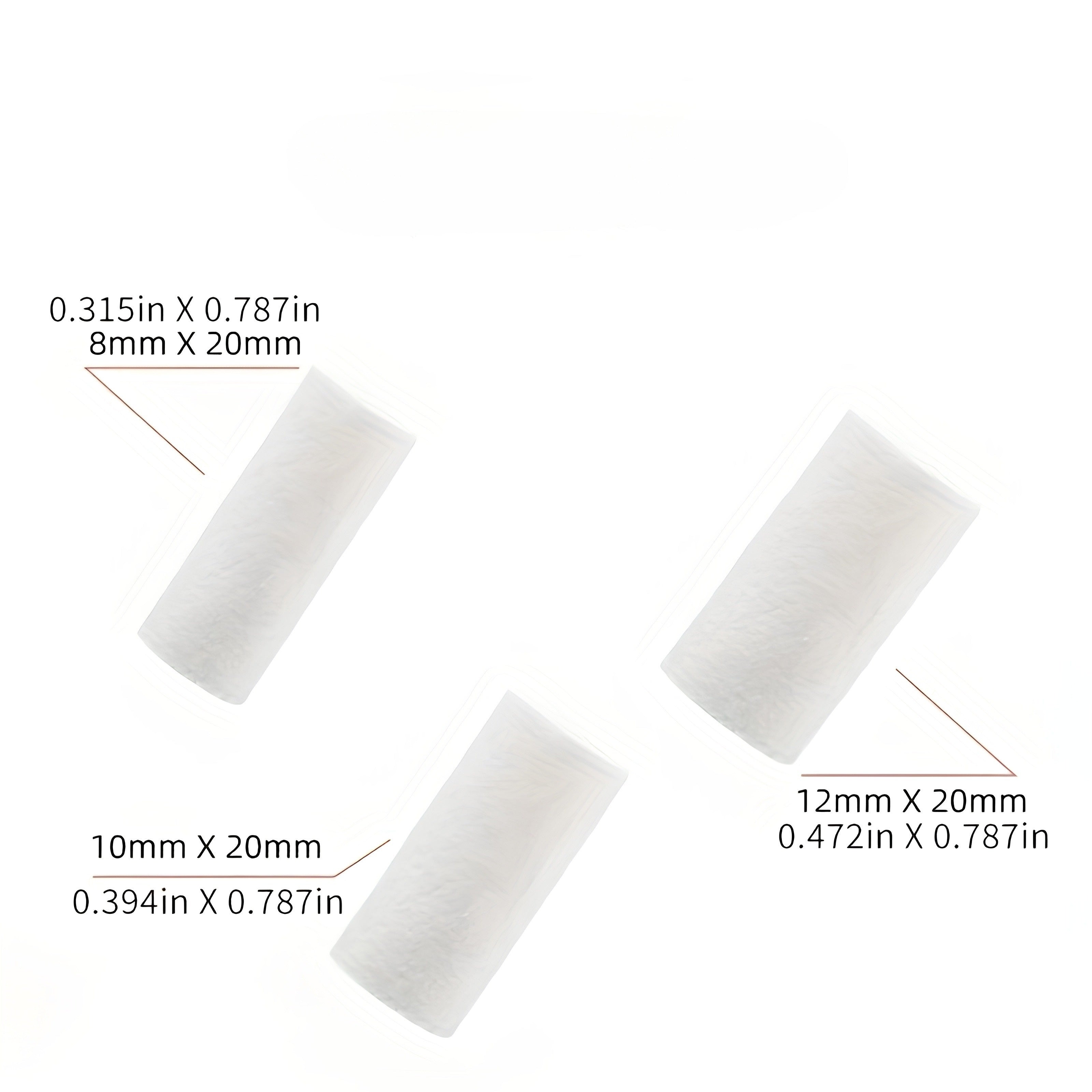 50 Pieces Nasal Bleed Stopper Cotton Balls for Adult Nosebleeds