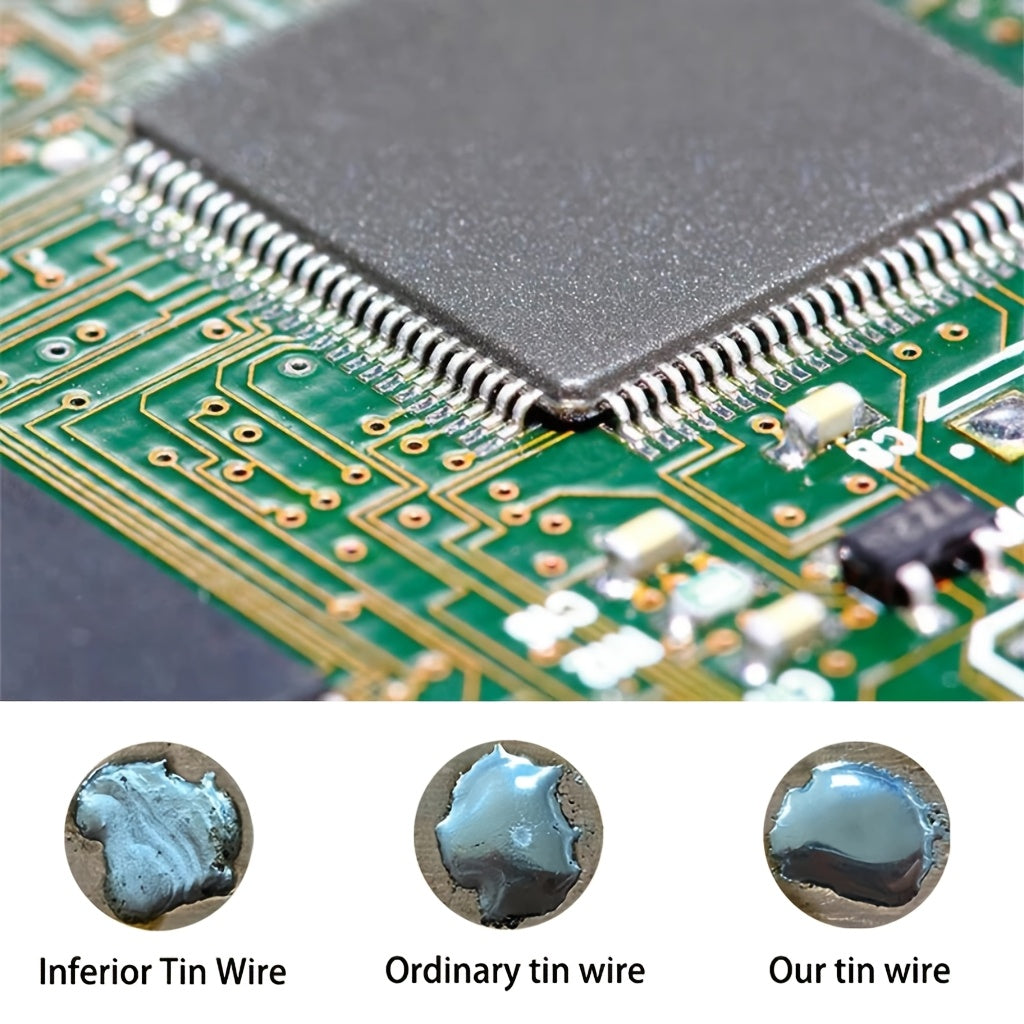 Solder Wire Metal Lead-Free Rosin Core for Electrical Repair 0.6-1.0mm