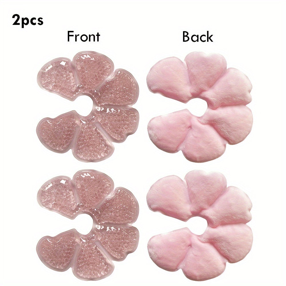 Set of 2 Hot Cold Breast Pads for Nursing Mothers PVC Breastfeeding Support