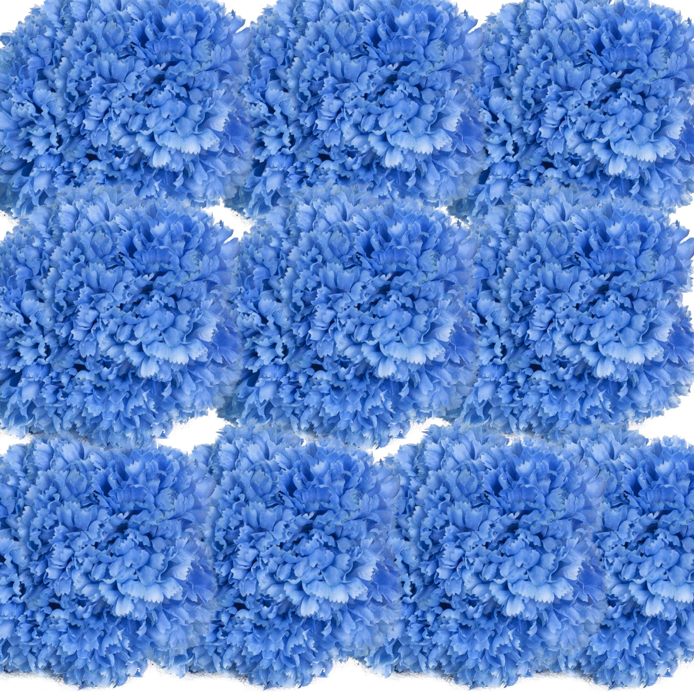 50 Pieces Silk Carnation Flowers for Wedding Decorations DIY Craft