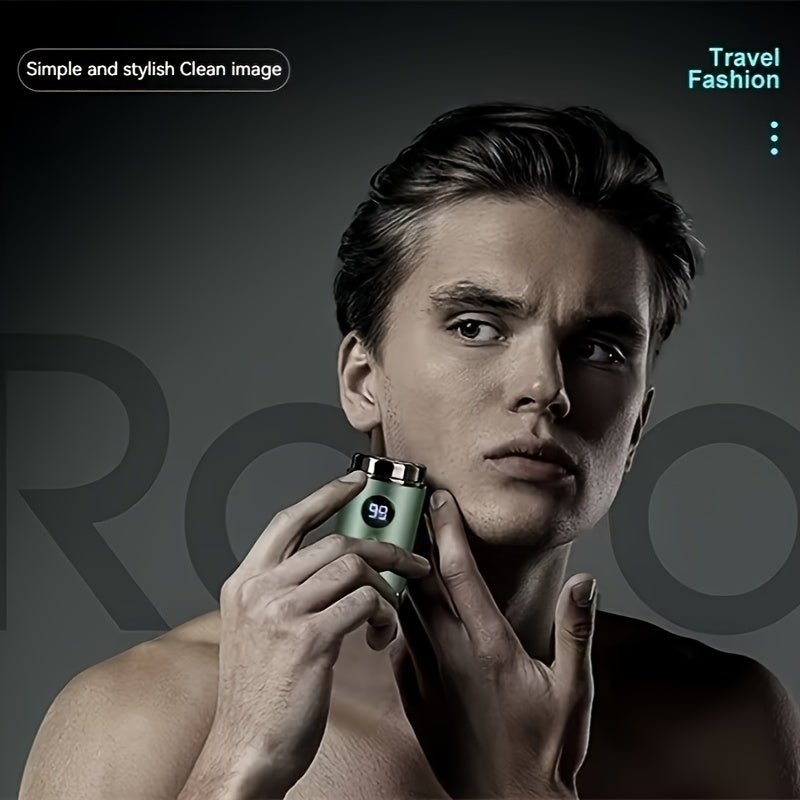 Mini Portable Electric Shaver Rechargeable Lithium Battery USB Charging Compact Grooming Tool