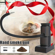 Portable Smoke Gun for Food and Beverages Battery Powered Kitchen Gadget with Wood Chips