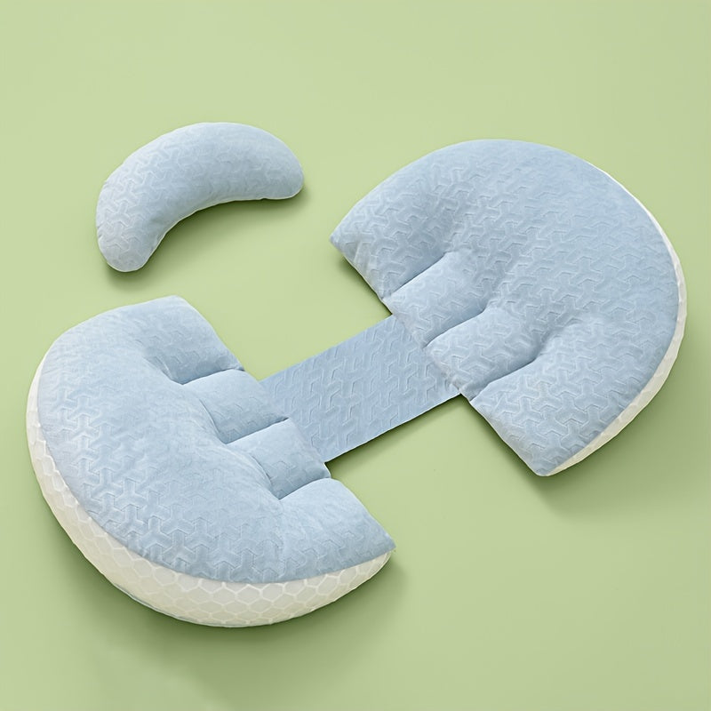 Pregnancy Cushion U-Shaped Waist Support for Side Sleeping Belly Relief Maternity Comfort
