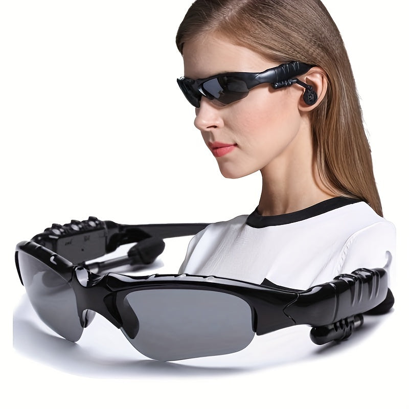 Wireless Smart Glasses with Stereo Sound USB Rechargeable for Driving Cycling Outdoor